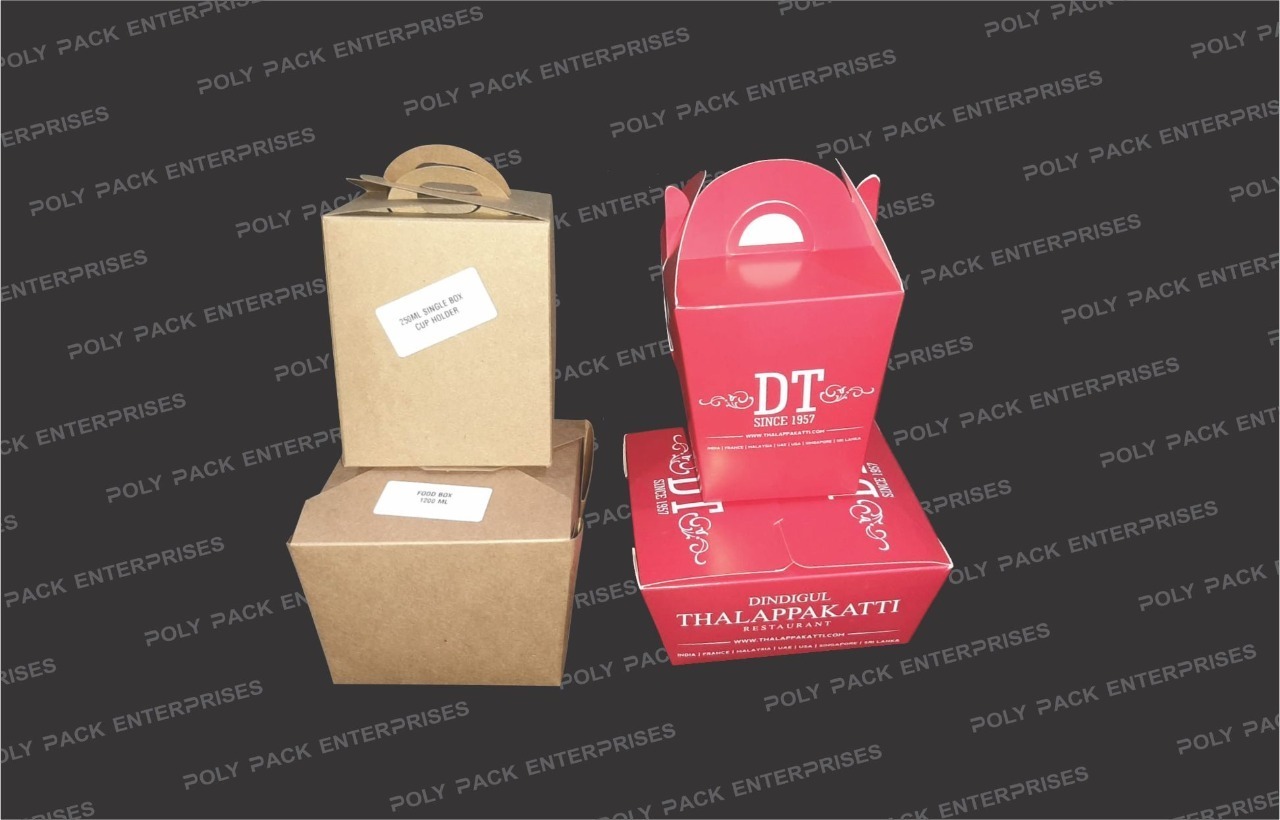 Biryani Box And Noodle Cup With Handle Food Safety Grade: Yes