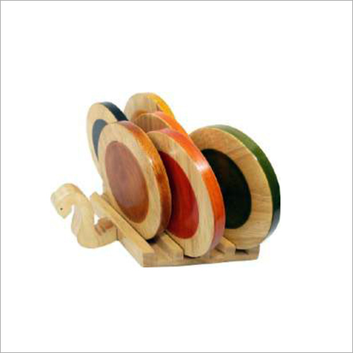 7.8x4.5x0.47 इंच मयूर कोस्टर सेट