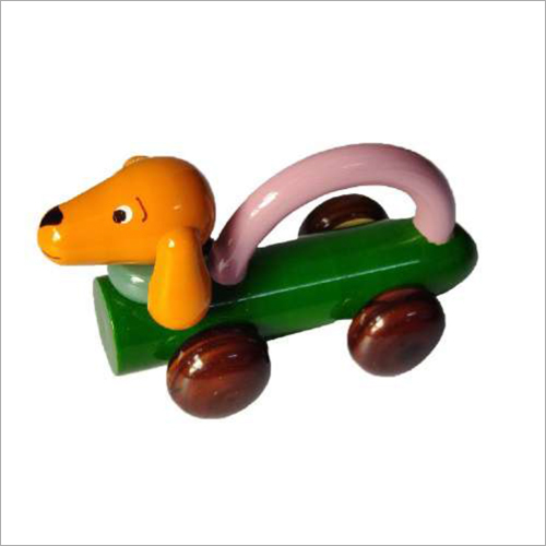 Wooden Animal Pulling Toy Dog