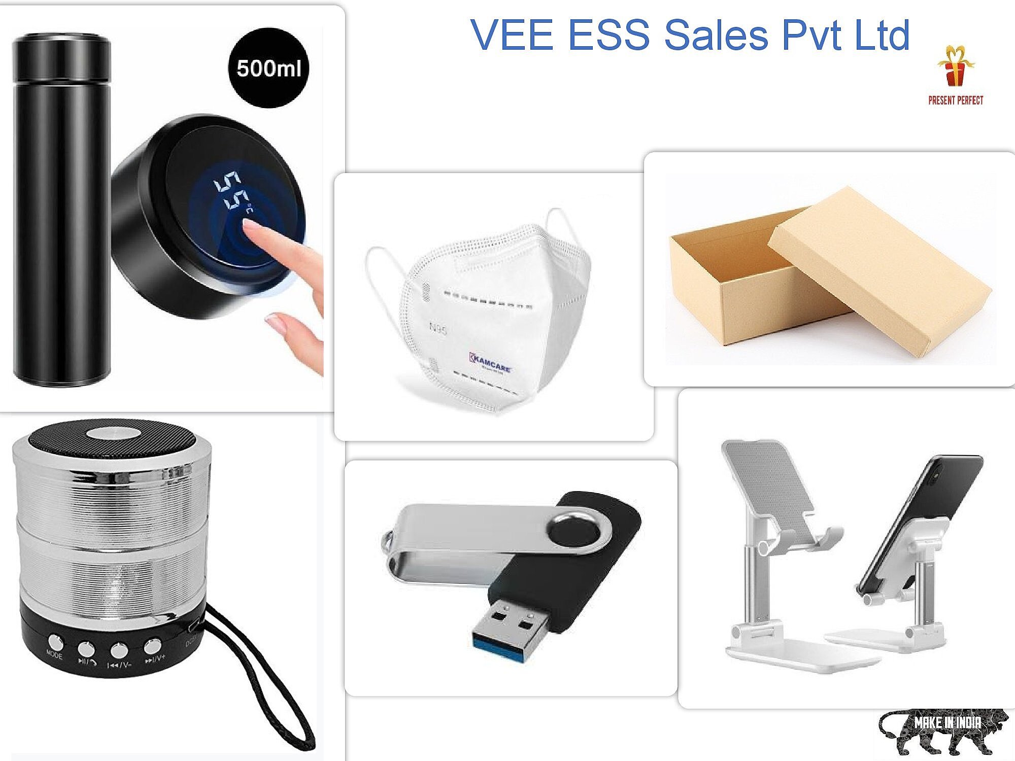 Promotional Gift - Stainless Steel, All Sizes | Colors: Black, Blue, White, Red, Custom Logo, Square Shape For Personal Use