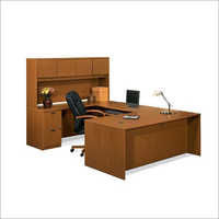  लकड़ी के कार्यालय कार्यकारी डेस्क 