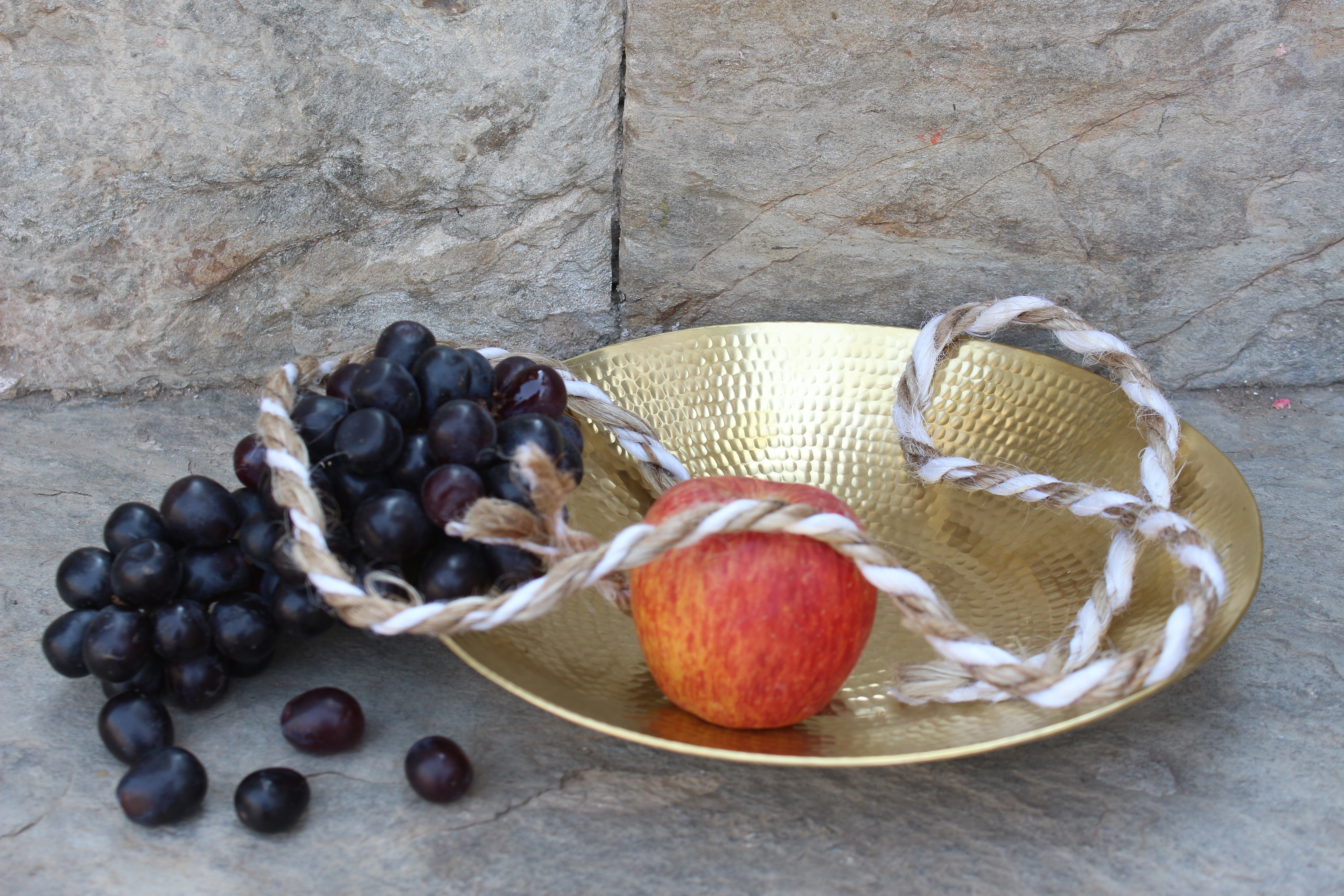 Handmade Copper Platters - 6.5 Inch Round, Copper Burnished Finish | Eco-friendly, Durable Serve Ware For Home Décor And Table Settings