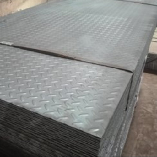 सिल्वर एमएस चेकर्ड प्लेट