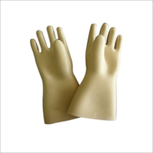 Yellow Shock Proof Hand Safety Gloves