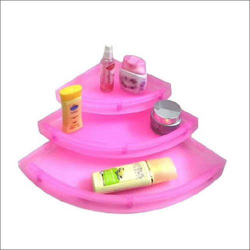 10 Inch PP Corner Set Shelf - PP Material, 10 Inch Size | Wall Mount Connection, Versatile Storage Solution for Optimization