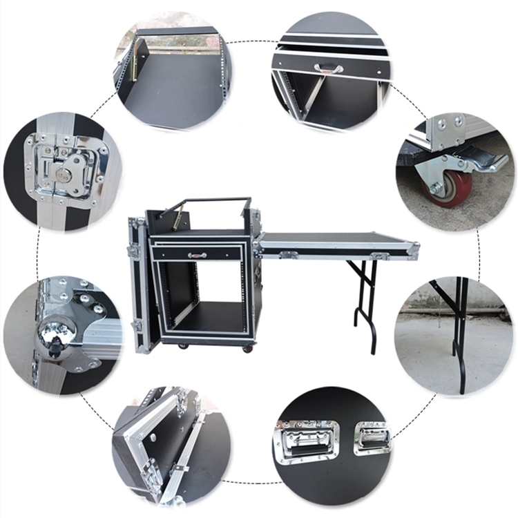 Speaker Flight Case Cabinet Material: Plywood With A Black Fire Board