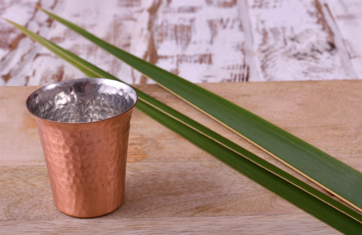 Handmade Pure Solid Copper Water Glass Cup Tumbler Hardness: Decent Hard