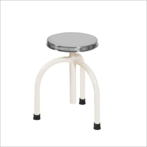 3 Leg Mild Steel Revolving Stool - Design: Standard