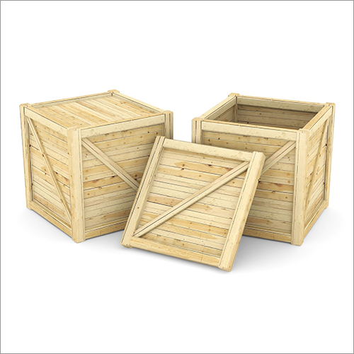 Wood Pine Wooden Box By S. B. Saw Mill
