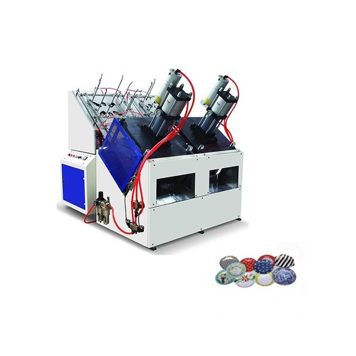 Disposable Paper Plate Making Machine - Color: White
