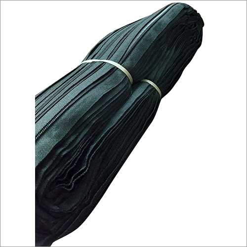 Black CFC Nylon Zipper Roll - 100 Meter | Eye-Catching Black Color, Suitable for Carry Bags, School Bags, Shopping Bags, Unique Patterns