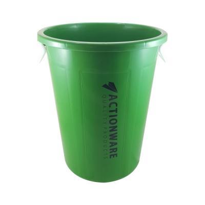80 Ltr Plastic Drum - Rigid Virgin Plastic, Sleek Design In Blue, Orange, Green, Yellow, Red, Pink | Versatile Use For Hospitals, Shops, Restaurants