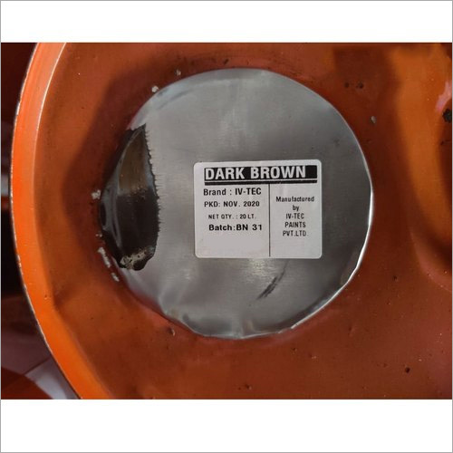 लिक्विड डार्क ब्राउन इनेमल पेंट