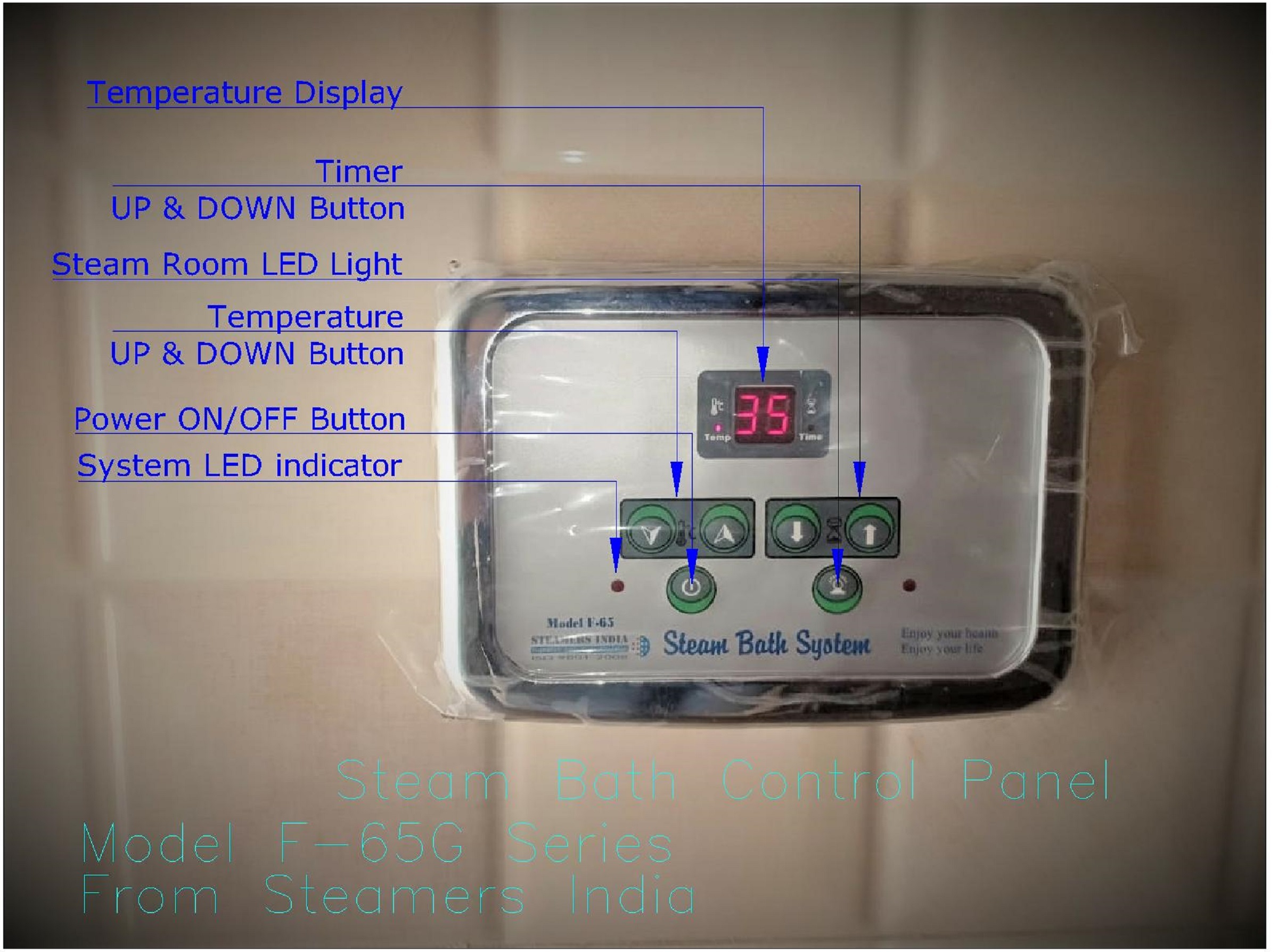 Steam Bath System - 4.5 Kw Capacity Stainless Steel Generators | Auto Power Flush, Self-draining, Fast Start, Ideal For Spa & Health Home Use