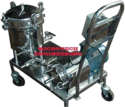 Trolley Filtration Unit - Color: Electro Polish