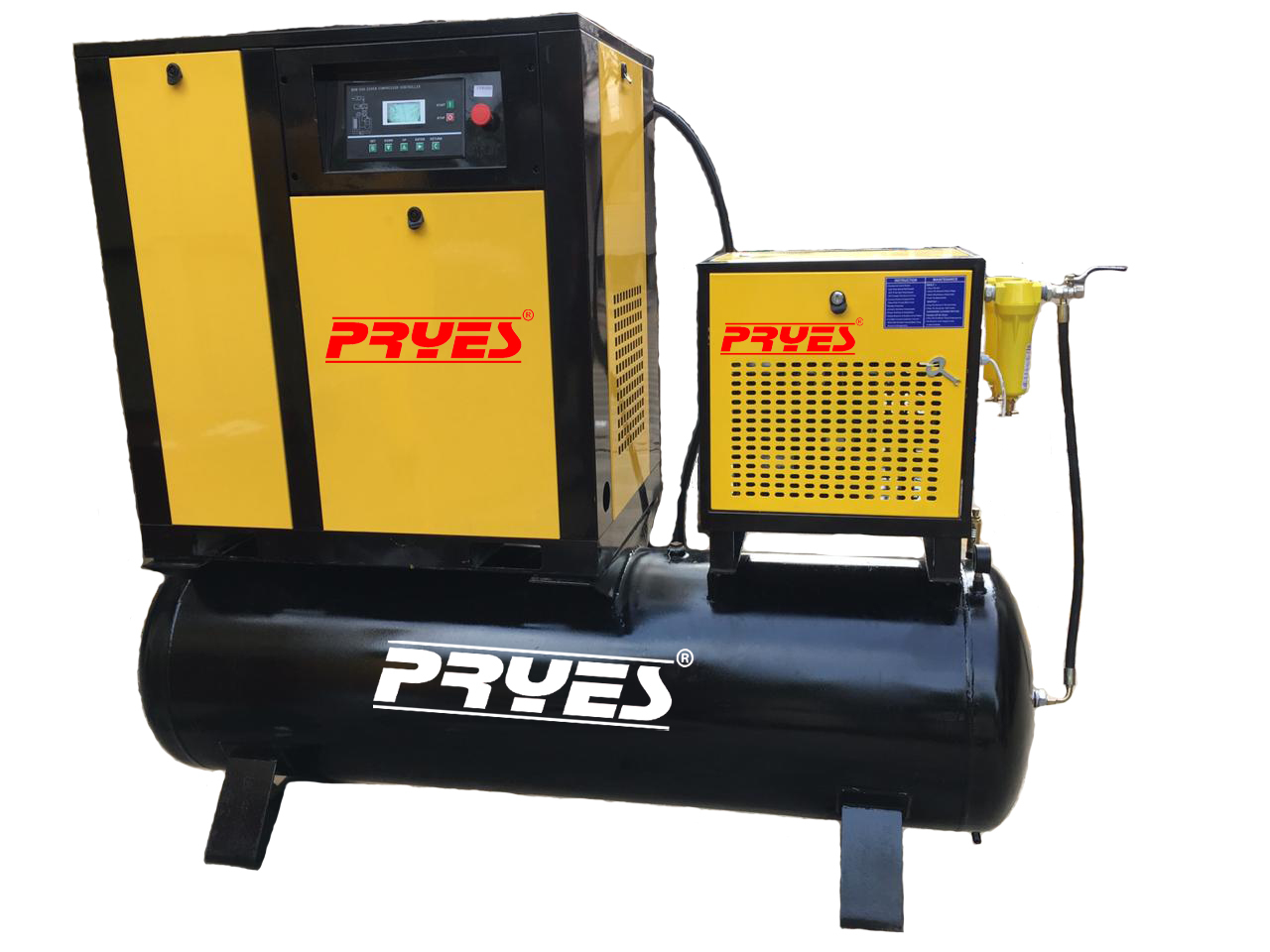 20hp Prs Screw Compressor Air Flow Capacity: 91.83 Cubic Feet Per Minute (Ft3/min)