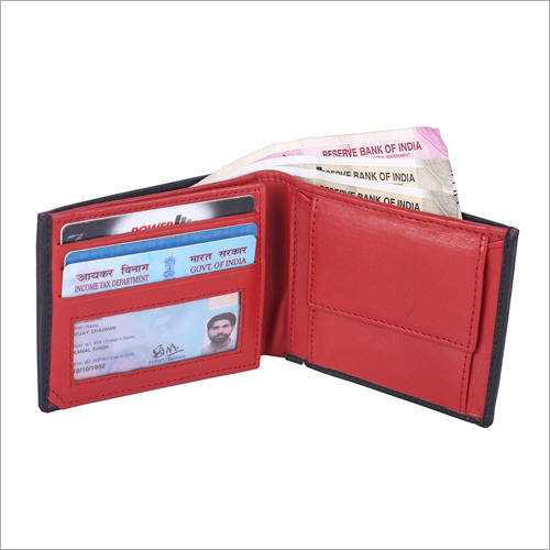 लेदर रेड कलर वॉलेट