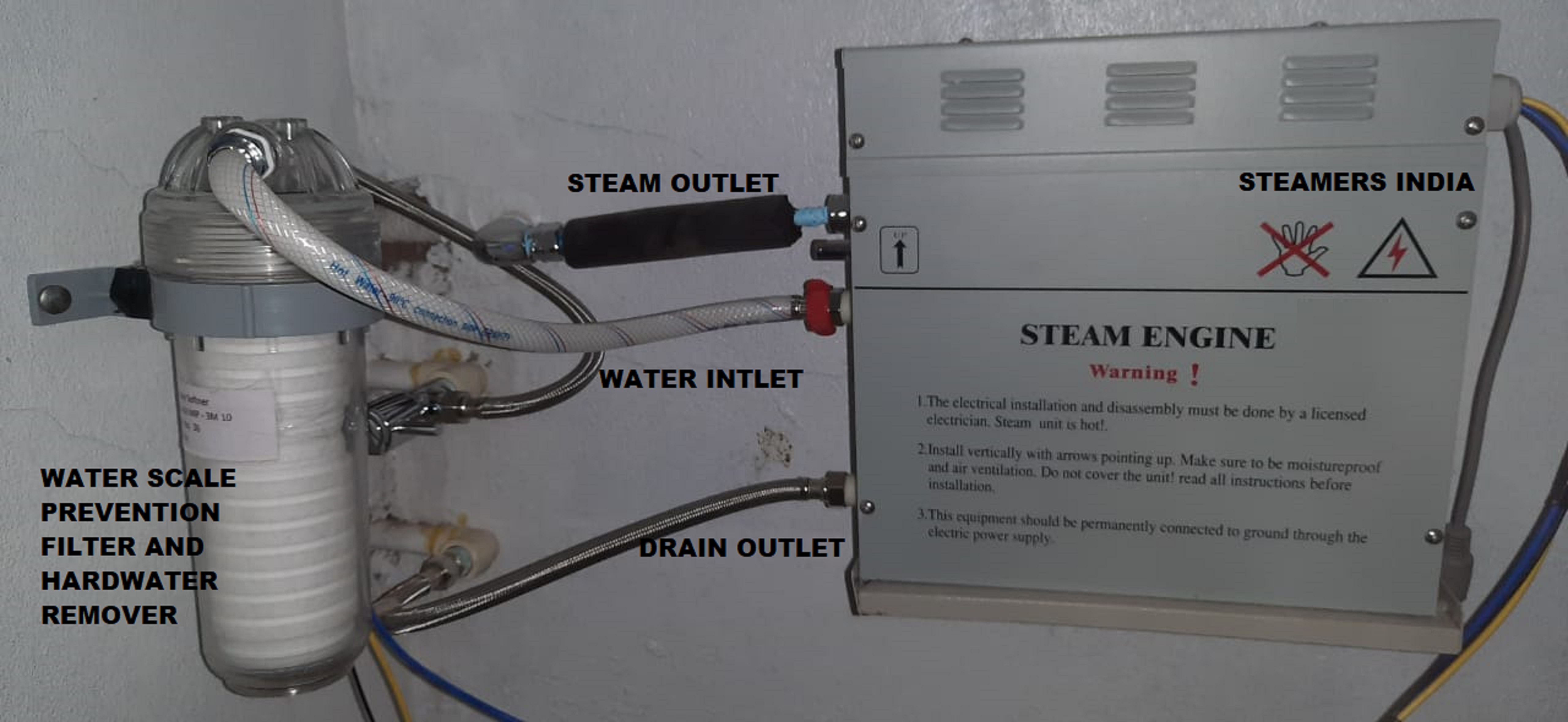 Steam Bath Generators - Stainless Steel, Compact Design | Whisper Quiet Operation, Dual Tank Technology, Touch Pad Control With Aromatherapy Feature