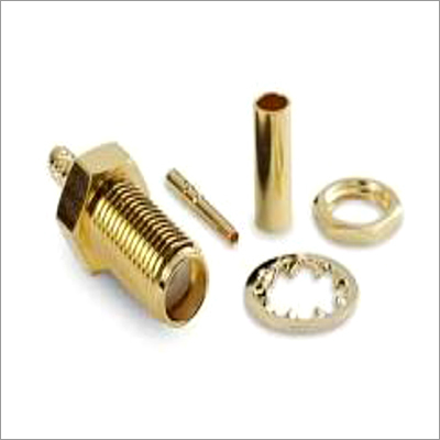 Industrial SMA Female Connector - Metal | Reliable Connection for High-Performance Applications in Telecommunications, Electronics, and Networking Systems