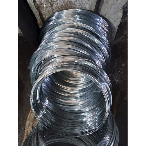 Galvanised Binding Wire - 25 Kgs Roll, 18 Swg Mild Steel, Silver Color | Ideal For Binding Applications, Polished Surface Treatment