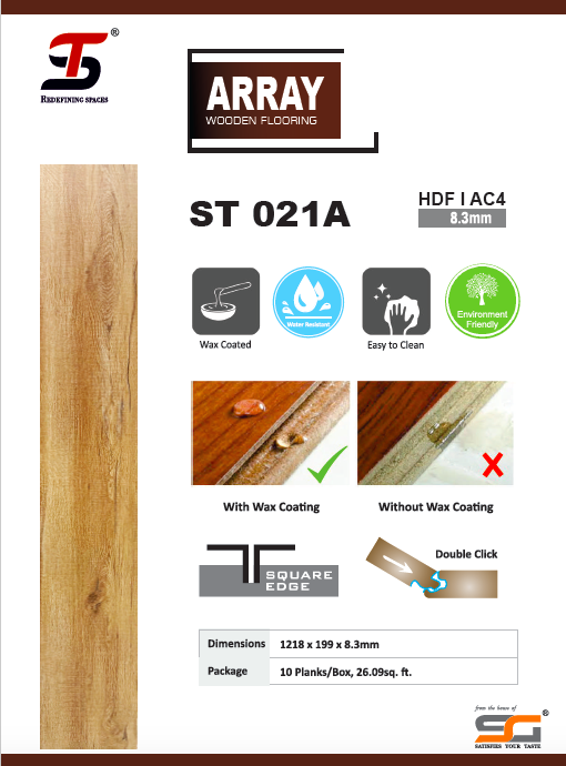Natural Wood St Array Laminate Wooden Flooring
