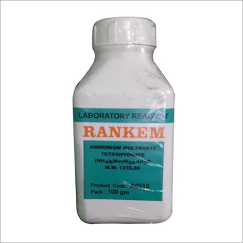 100 ग्राम अमोनियम मोलिब्डेट टेट्राहाइड्रेट अनुप्रयोग: औद्योगिक