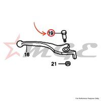 फोटो बोल्ट के अनुसार, होंडा Cbf125 के लिए हैंडल लीवर - संदर्भ भाग संख्या - #90114 -Kte-920