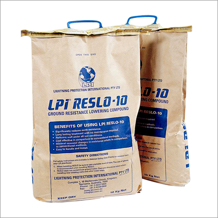 Resistance Lowering Compound - Ordering Code RESLO-10, 10kg Weight for Effective DC Ground Resistance Reduction
