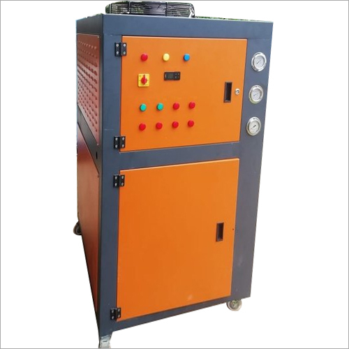 Orange Industrial Water Chiller