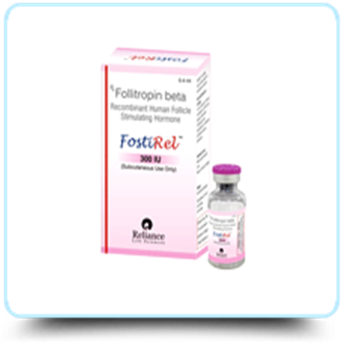 Fostirel 300IU Injection - Recombinant Follicle Stimulating Hormone 0.4ml Per Vial | Helps Treat Infertility in Women & Male Hypogonadism, Administered Under Doctor Supervision