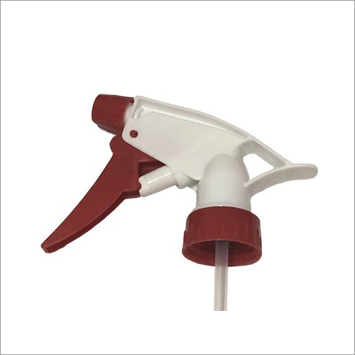 Plastic Trigger Pump Sprayer - Plastic, 1 Litre, White - Rigid Design, Multicolor Options, Round Shape, 28 mm Neck Size, Spray Bottle Trigger Gun