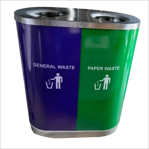 Stainless Steel Duo Dustbin