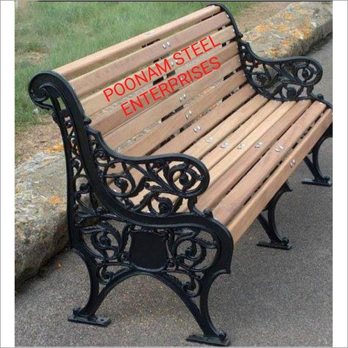 टिकाऊ 5 फीट गार्डन कास्ट आयरन बेंच