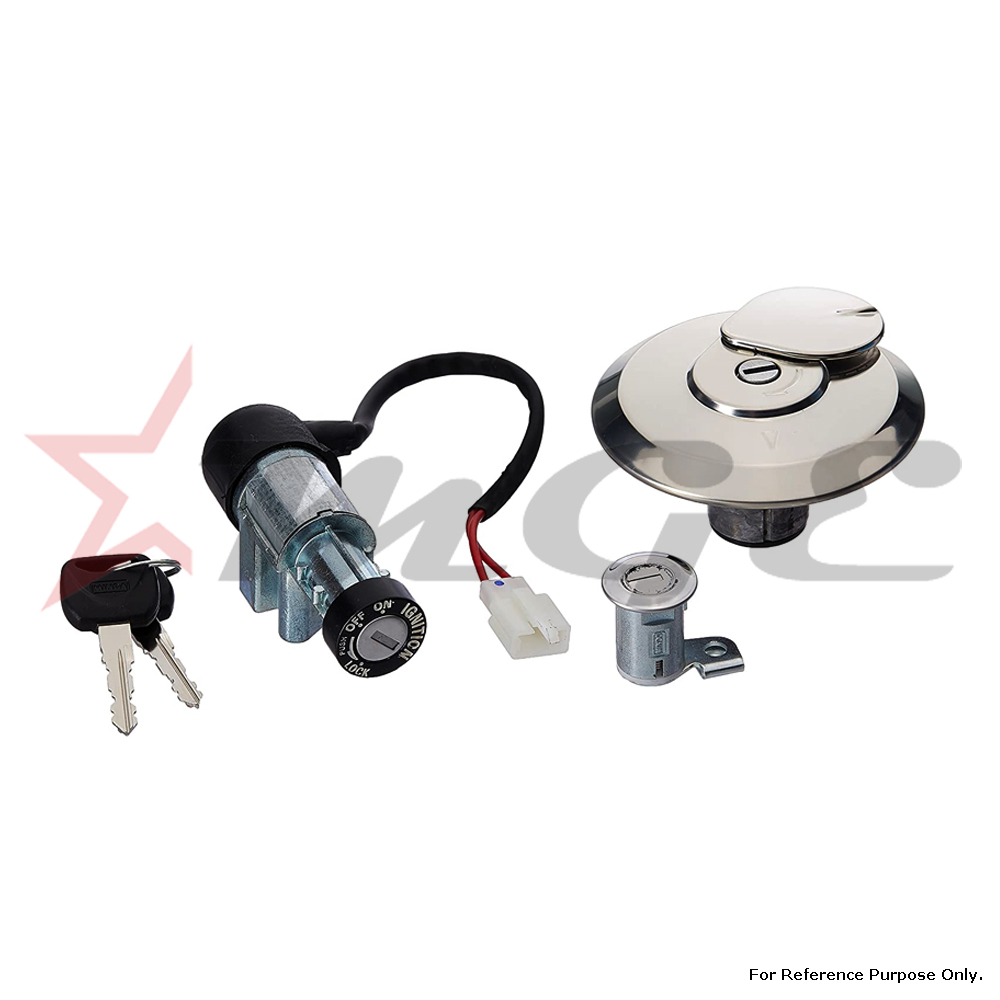 Key Set Float For Honda Cbf125 - Oem Part Numbers #35010-kwf-900, #35010-kwf-960 | Durable Material, Compatible With Honda Cbf125 And Similar Models