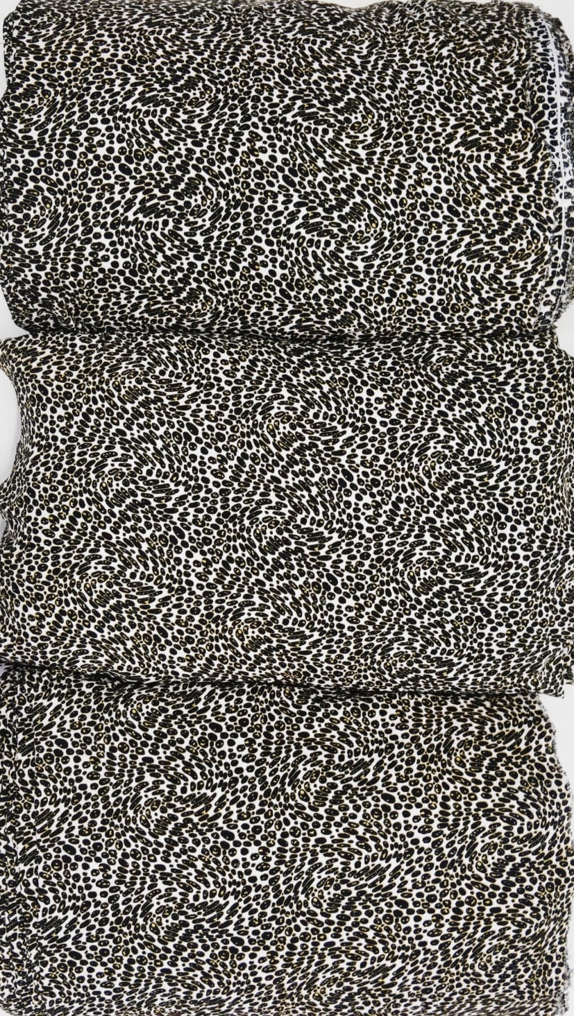 Micro Print Fabric - 100% Polyester Micro Printed Fabrics, 44'' Width, 140 Gsm, 100 Inch Length, Washable, Various Colors, Fine Yarn
