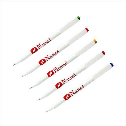 लॉन्ग लाइफ इंकिंग प्लास्टिक व्हाइट पेन