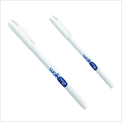 Plastic White Pens - Acrylic Material, Quick Drying Formula, Water-resistant | Long Life Inking, Non-toxic, Ideal For Schools & Offices