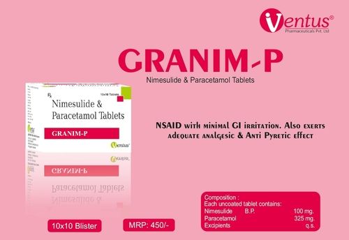 Nimesulide 100mg Paracetamol 325mg