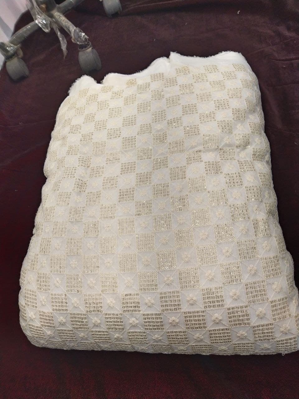 White Sherwani Fabrics