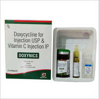  इंजेक्शन यूएसपी और विटामिन सी इंजेक्शन आईपी के लिए डॉक्सीसाइक्लिन 