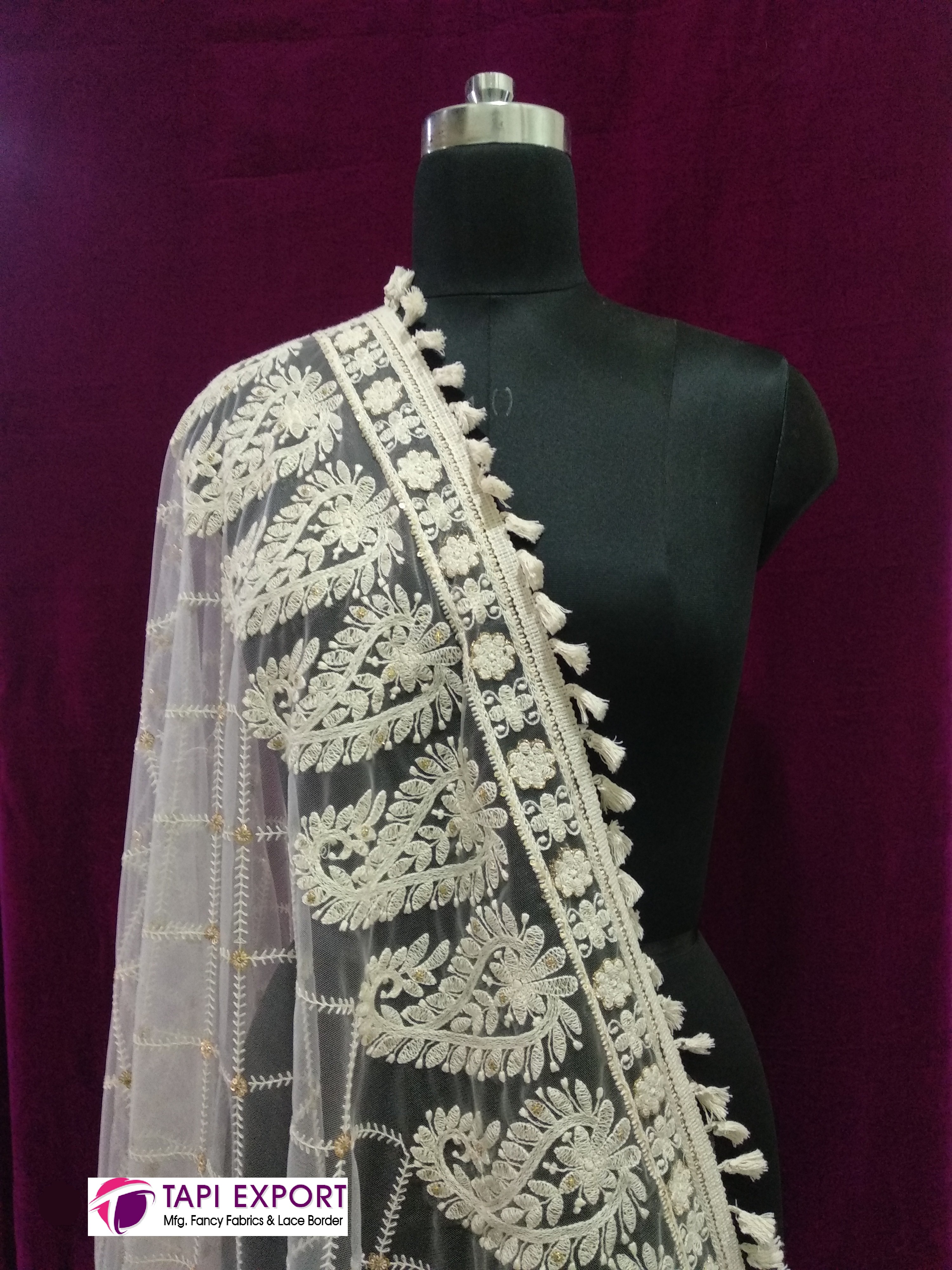 Washable Fancy Net Dupatta