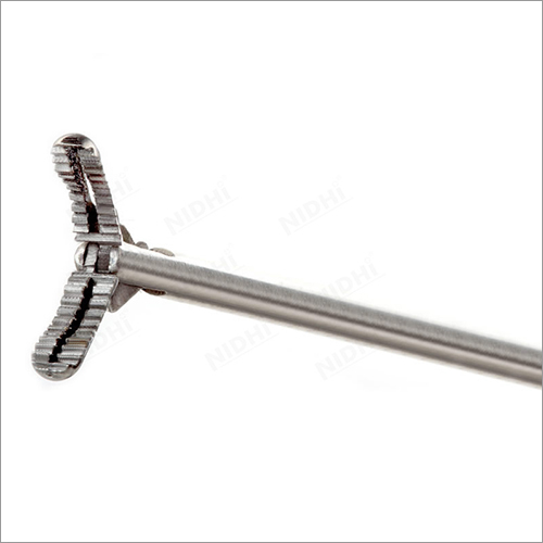 Pcnl Peanut Jaw Forcep - Color: Metallic Silver