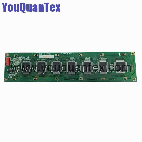 Dmf-51013 Lcd Display Module - 260x58x18.5mm, Yellow-green Color, 1 Year Warranty, Ideal For Rieter D30 G33 D35 D40 Drawing Frames