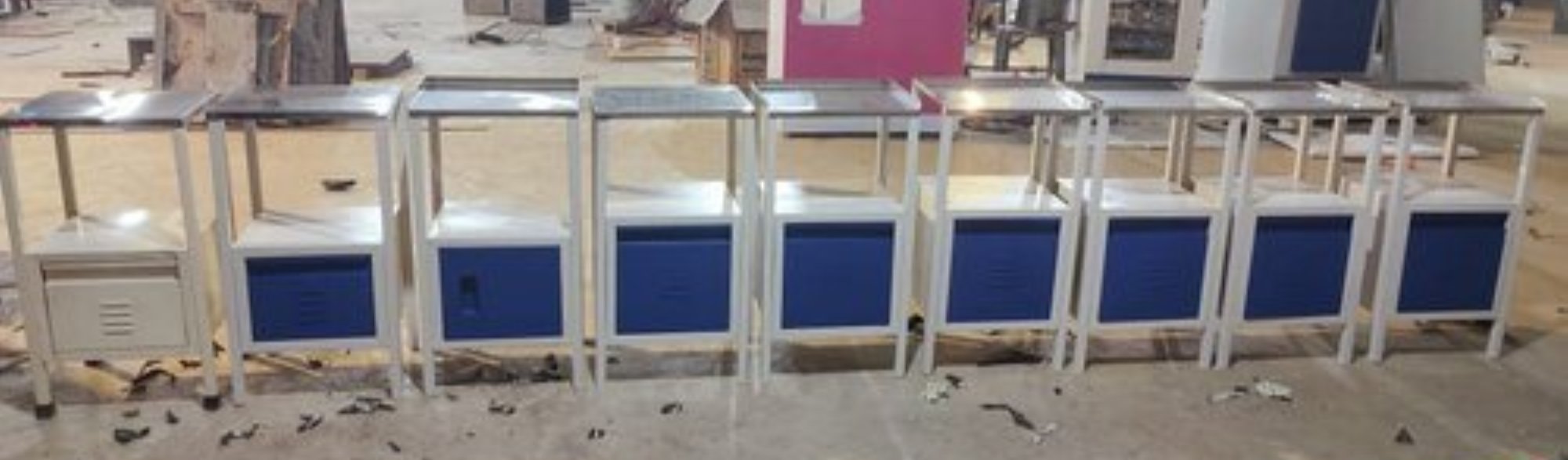 Simple Bedside Locker Hospital Trolley