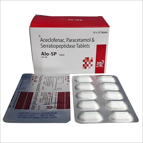 Aceclofenac Paracetamol and Serratiopeptidase Tablets - 1000 Count | Effective Pain Relief for Migraine, Musculoskeletal Pain, Fever and Menstrual Discomfort