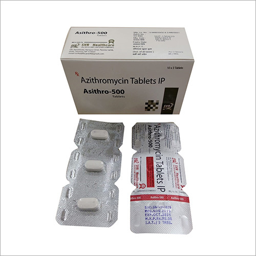 Azithromycin Tablet - 10000 Quantity, General Medicine for Treating Infections | Effective in Combating Bronchitis, Pneumonia, STDs, Designed for Human Use