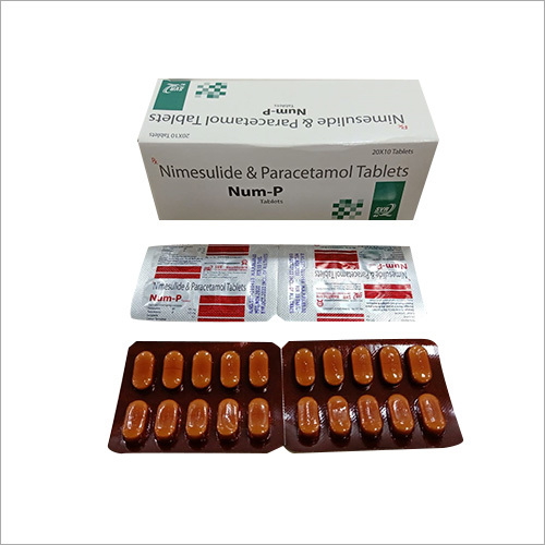 Nimesulide and Paracetamol Tablet - 1000 Boxes, Effective Pain Relief for Tooth, Period, and Arthritis Discomfort