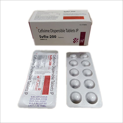Cefixime Dispersible Tablet - Antibiotic Medicine, 10000 Boxes, For Respiratory and Urinary Tract Infections, Recommended For Human Use, Store In Dry Place