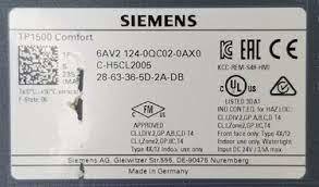 6AV21240QC020X0 TP 1500 SEIMENS HMI