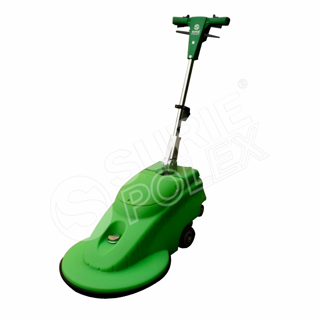 High Speed Burnisher - 20" Base Plate Dia, 1100w Power, Green Color | 1500 Rpm, Wet-look Finish, Low Torque, Minimal Power Consumption